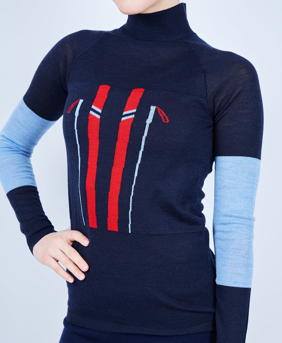 MERINO MOCK NECK SWEATER