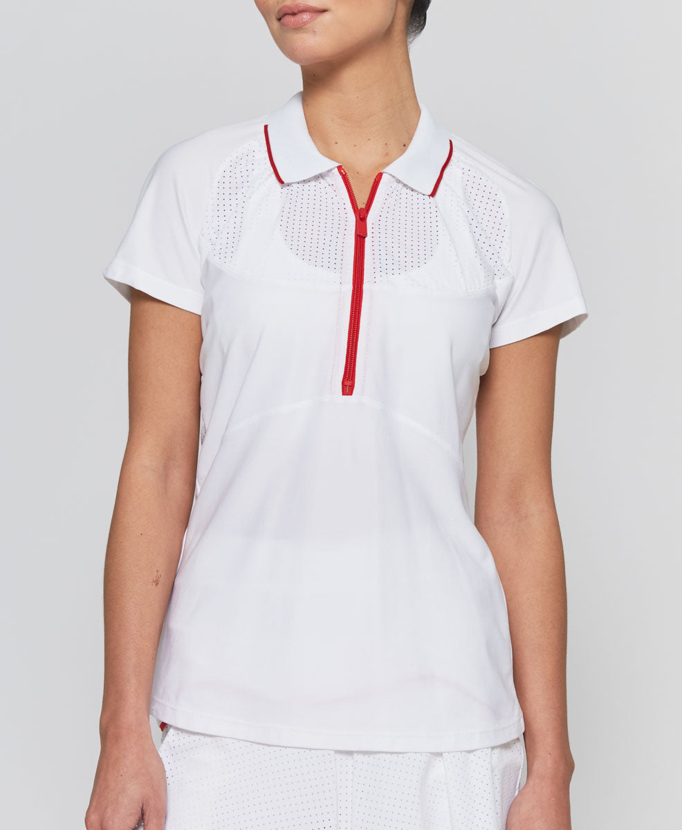 Polo Tennis Set with Red Trim