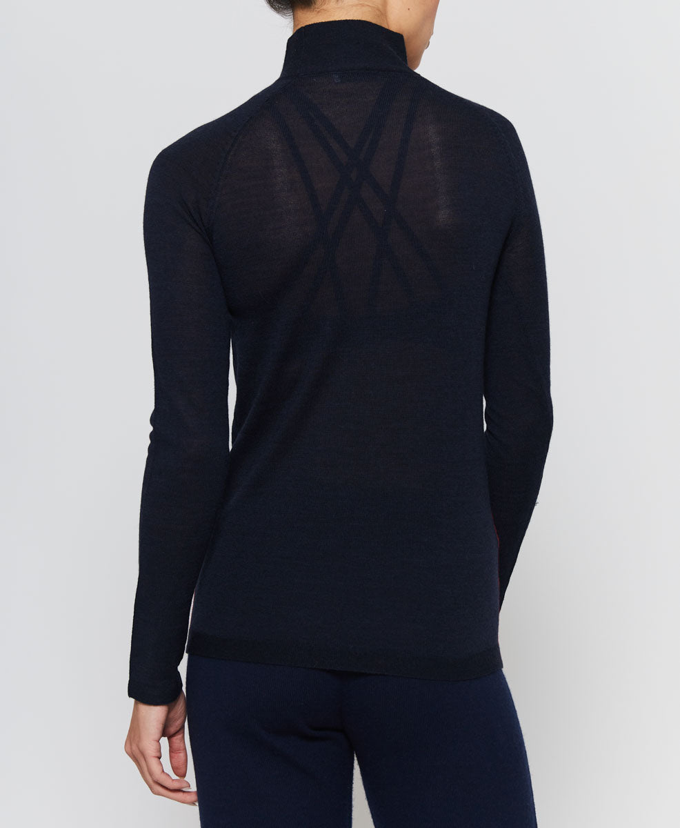 MOCK NECK SKI SWEATER